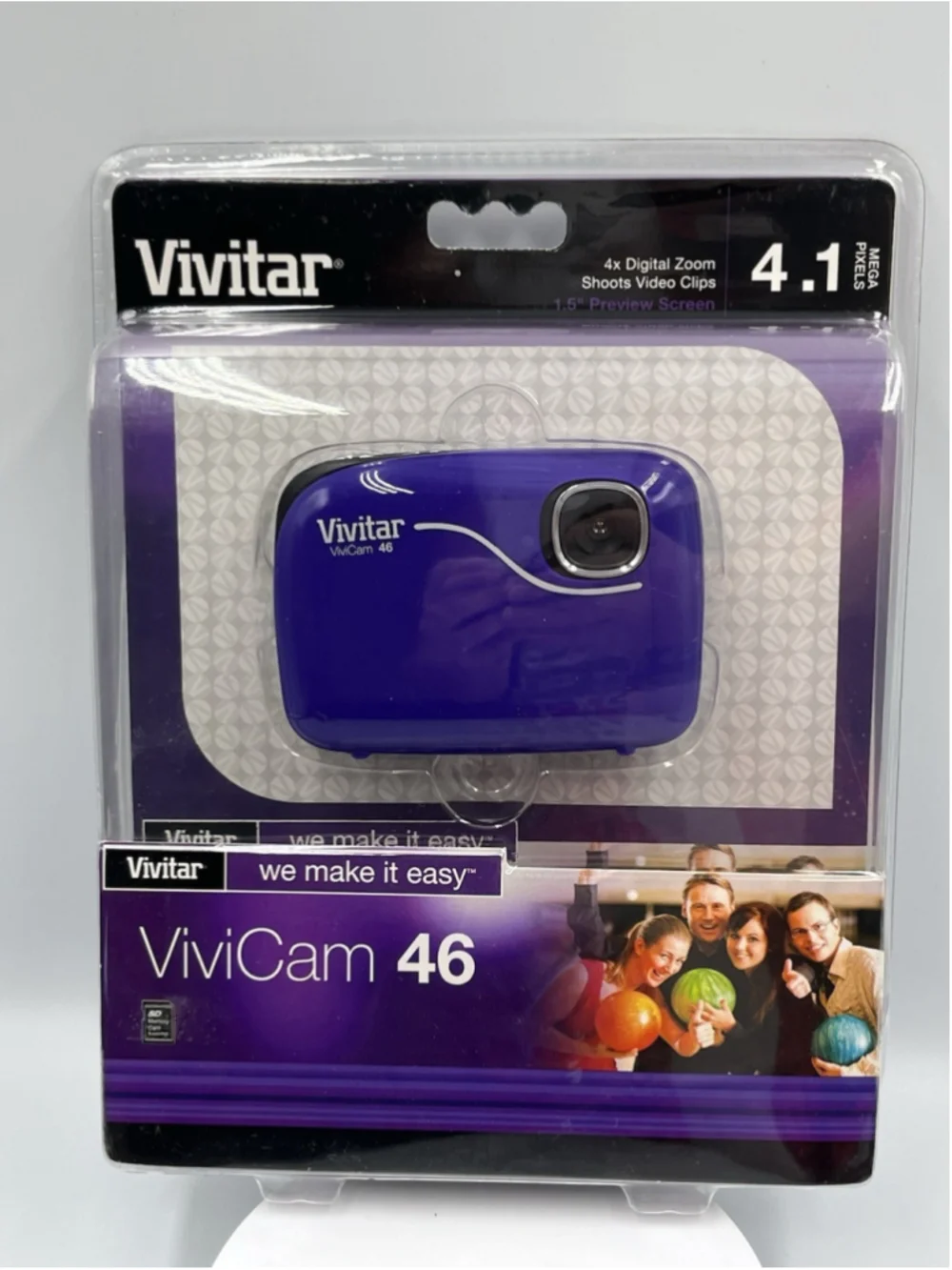 Vivitar ViviCam 46 Vintage Compact Digital Camera 4.1 MP Y2K New Sealed